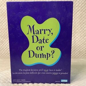 Marry Date or Dump Party Game Fun Adult Card Game Missing Die 💖